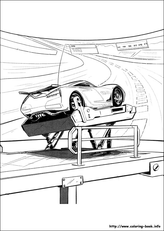 Cars 3 coloring picture