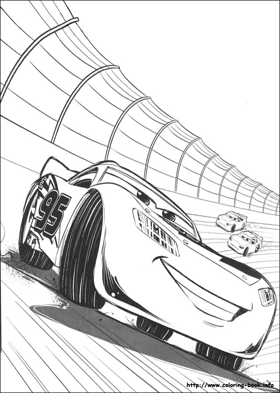 Cars 3 coloring picture