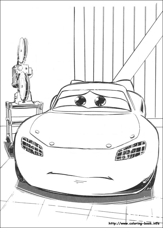 Cars 3 coloring picture