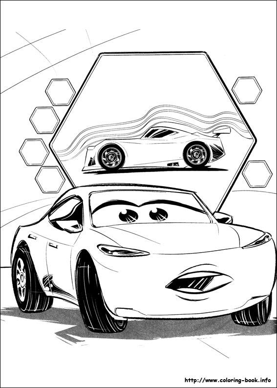 Cars 3 coloring picture