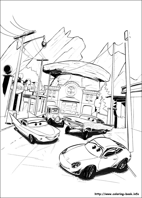 Cars 3 coloring picture