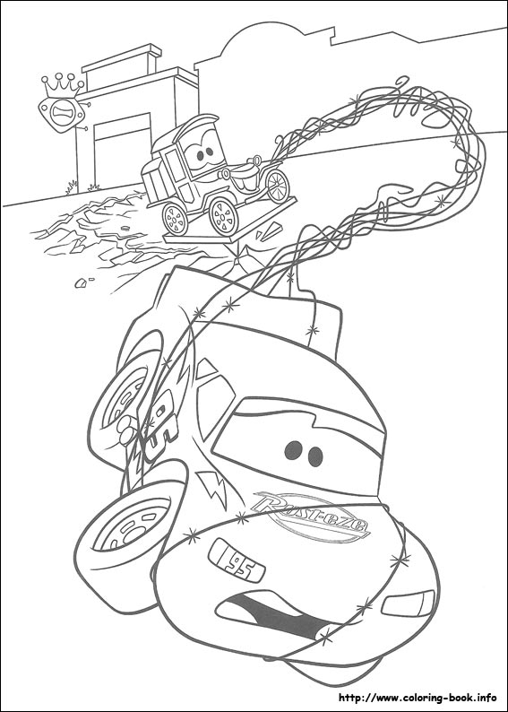 Cars coloring picture