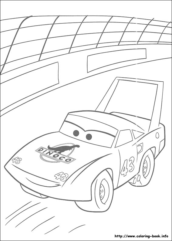 Cars coloring picture