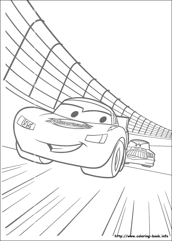 Cars coloring picture