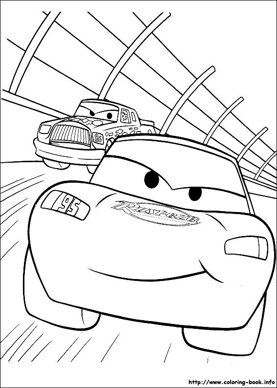 Cars coloring picture