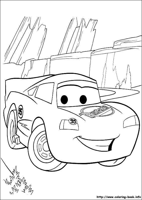 Cars coloring picture