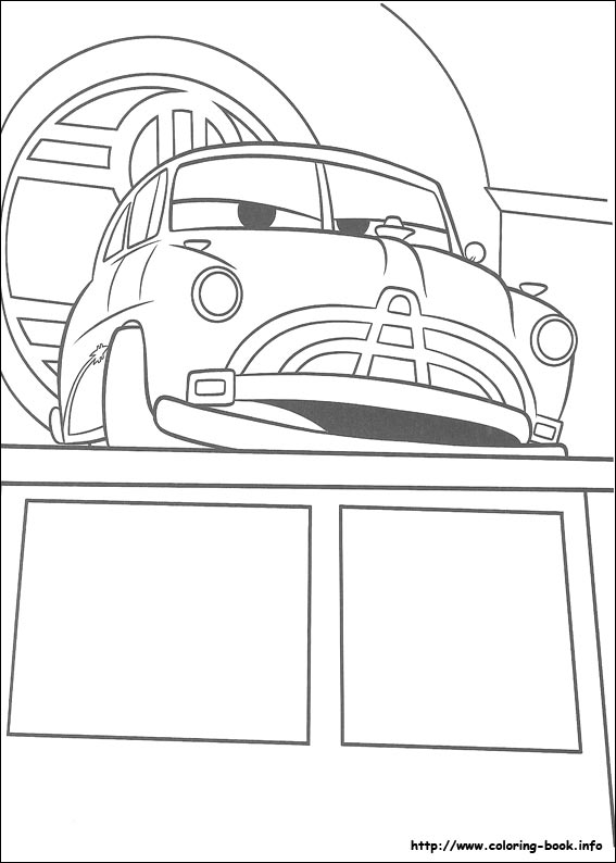 Cars coloring picture