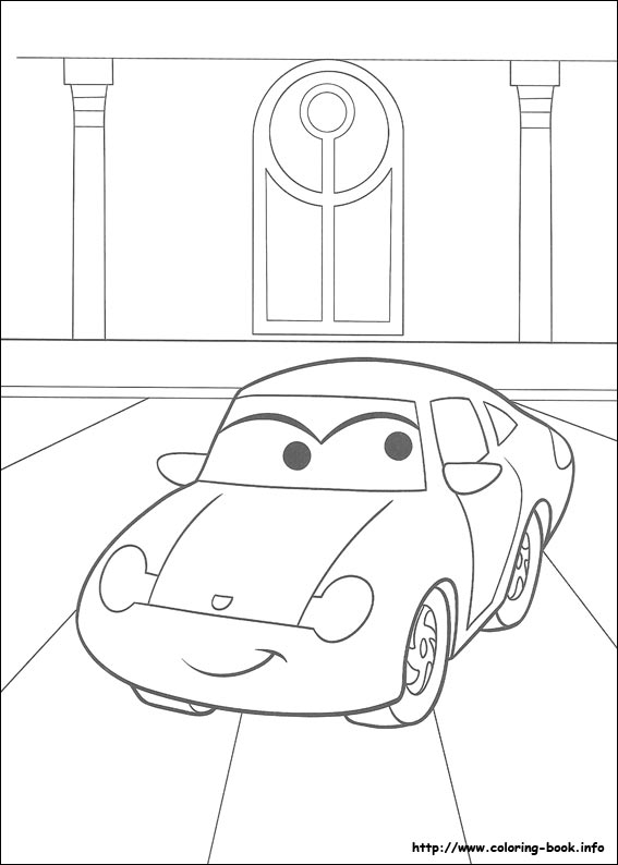 Cars coloring picture