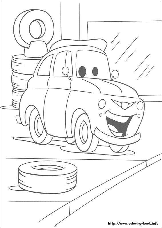 Cars coloring picture