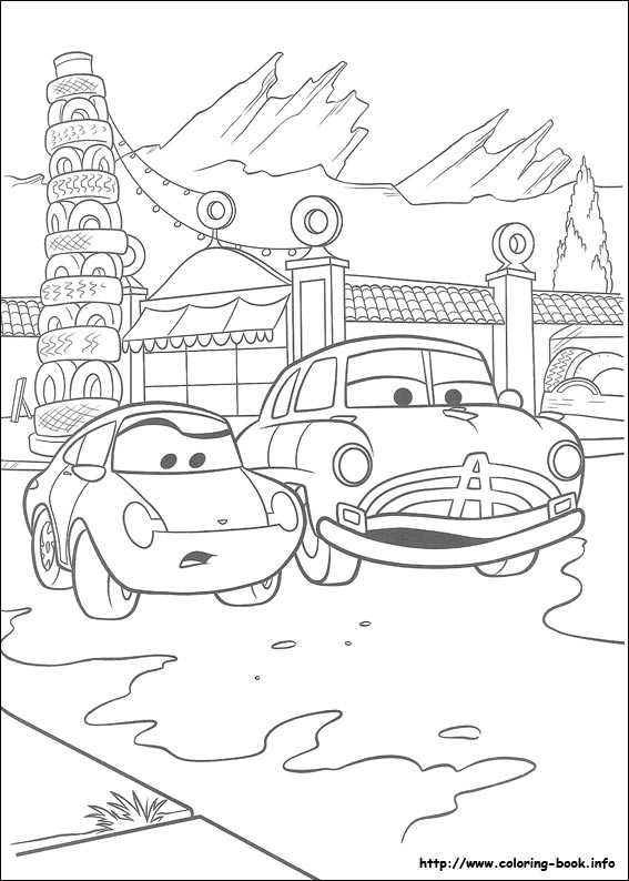 Cars coloring picture