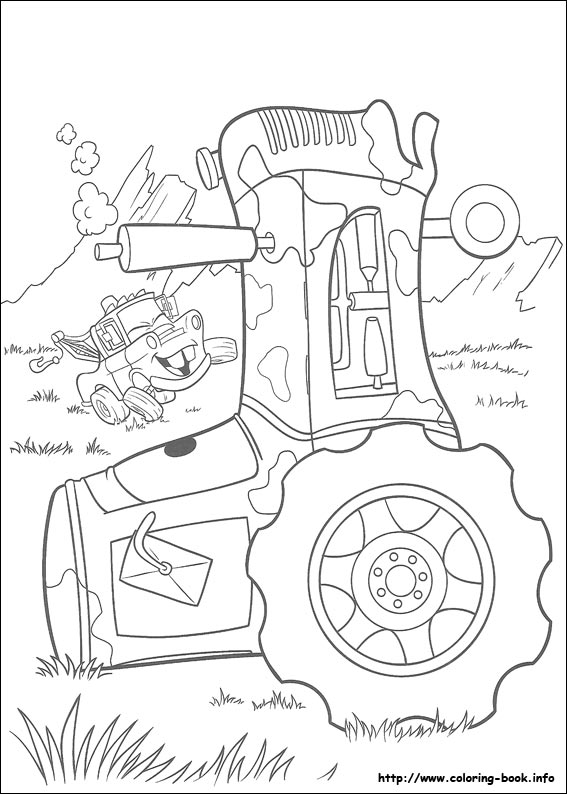 Cars coloring picture