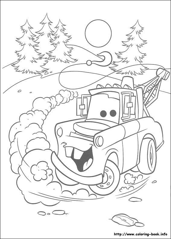 Cars coloring picture