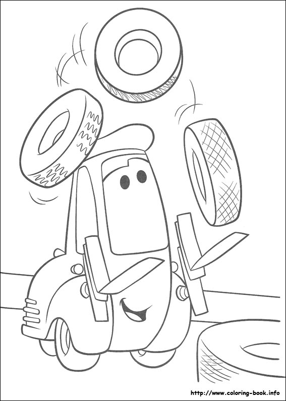 Cars coloring picture