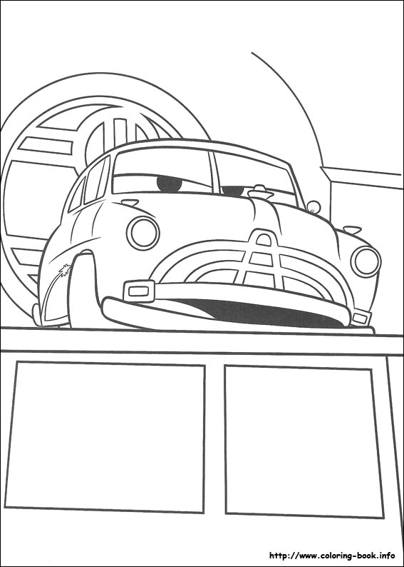 Cars coloring picture