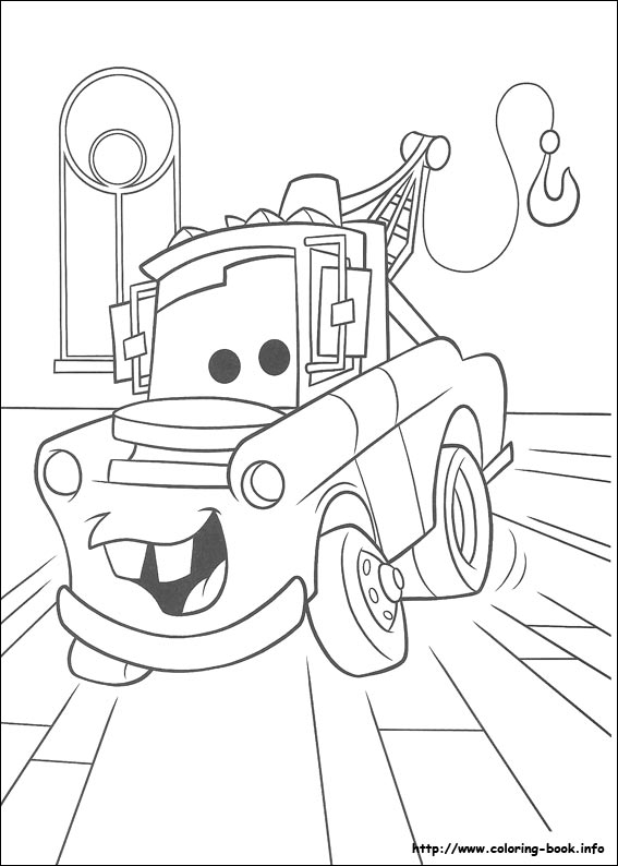 Cars coloring picture