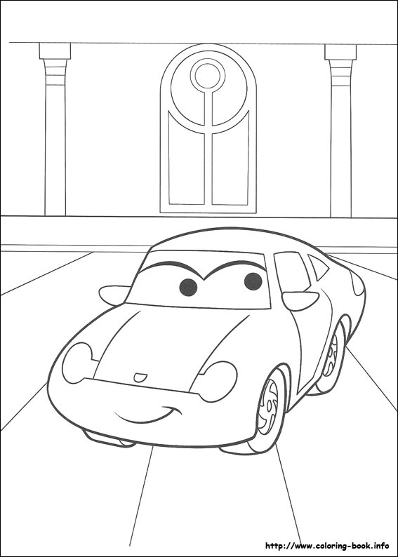 Cars coloring picture