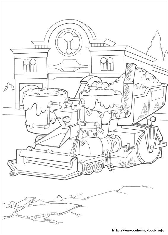 Cars coloring picture