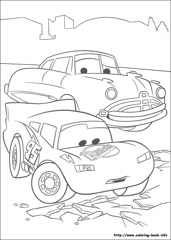 Cars coloring picture