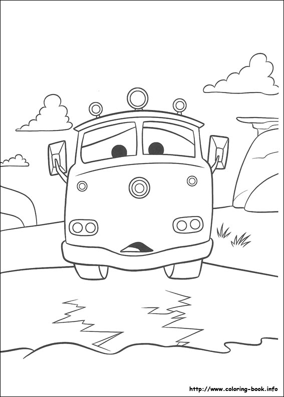 Cars coloring picture