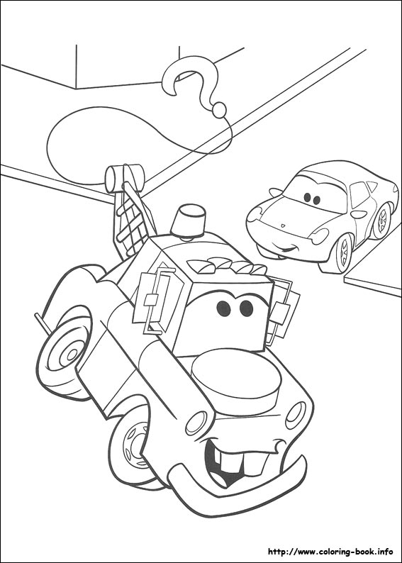 Cars coloring picture