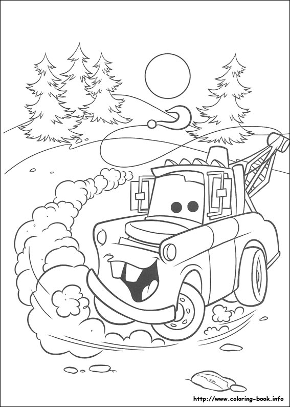 Cars coloring picture