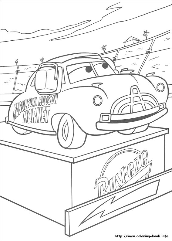 Cars coloring picture