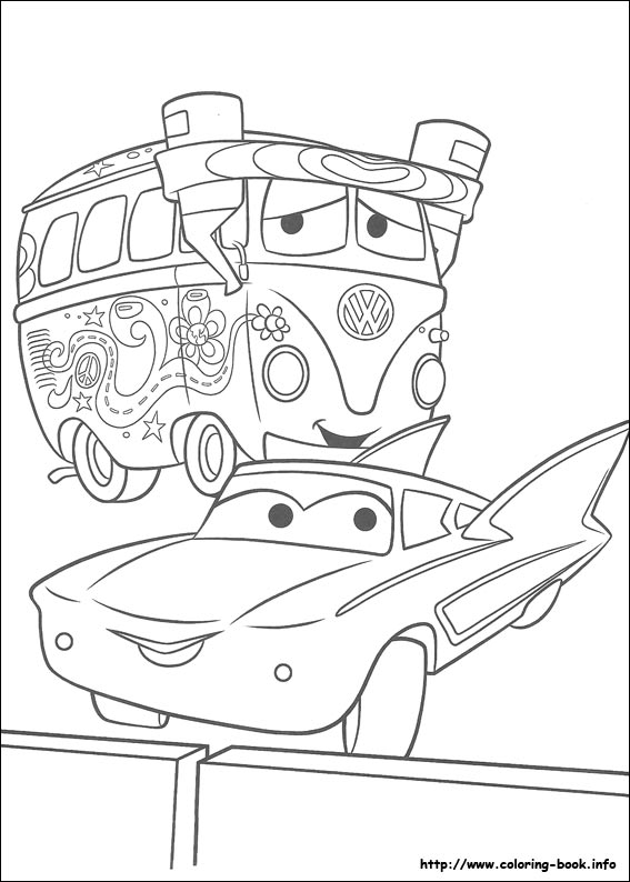 Cars coloring picture