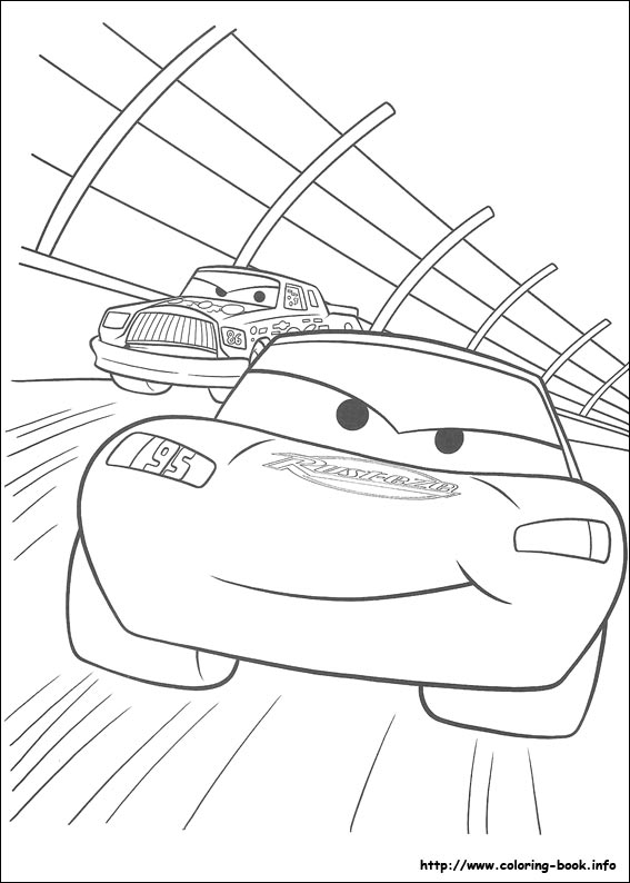 Cars coloring picture