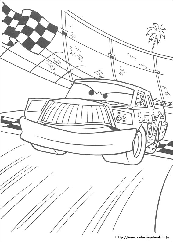 Cars coloring picture