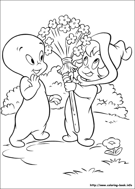 Casper coloring picture