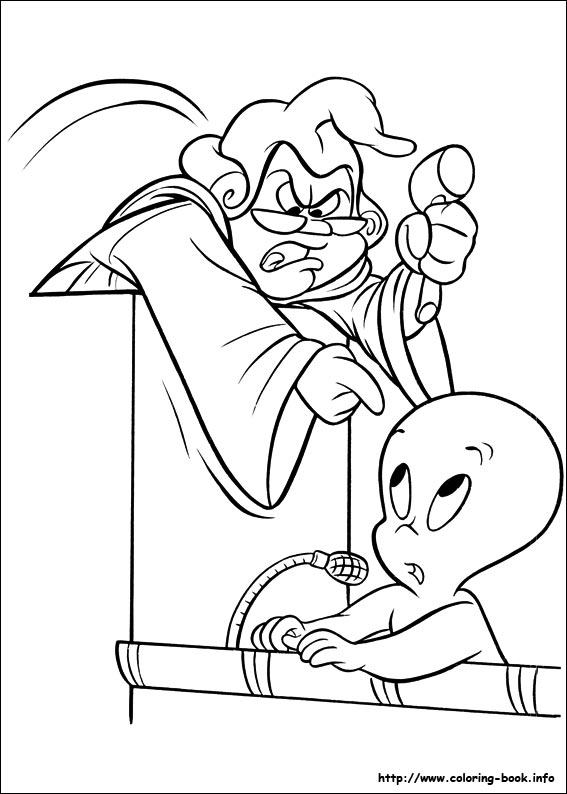 Casper coloring picture