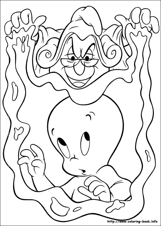 Casper coloring picture