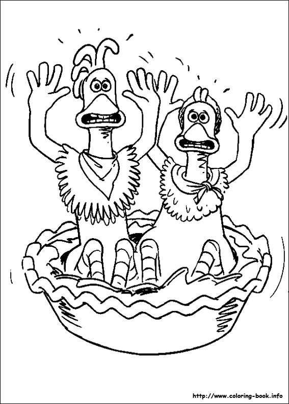 Chicken Run coloring picture