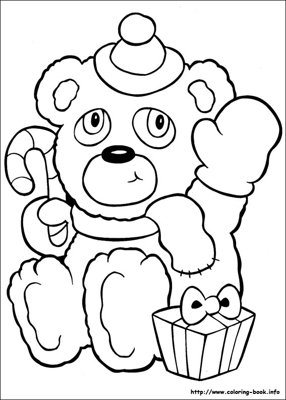 Christmas coloring picture