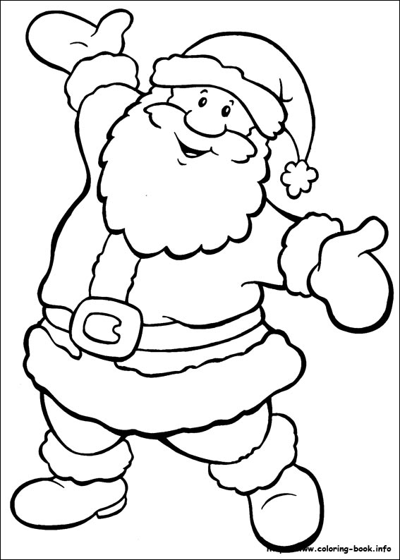 Christmas coloring picture