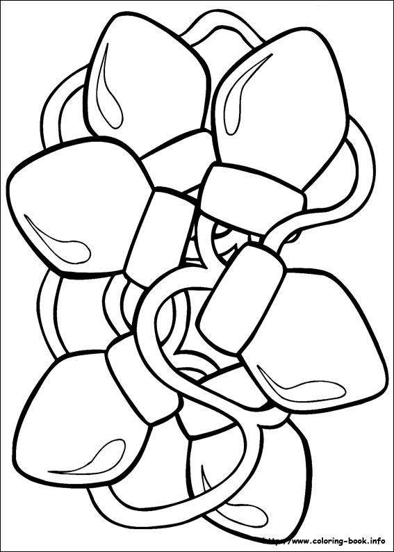 Christmas coloring picture