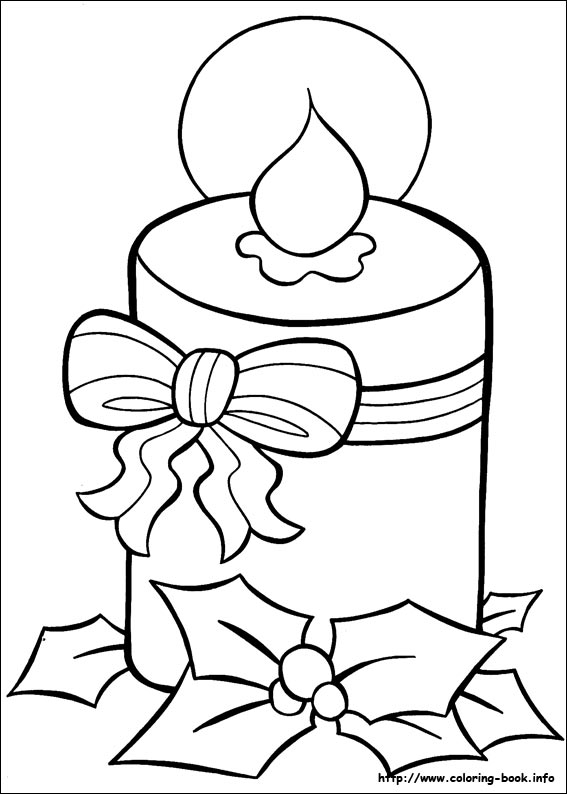 Christmas coloring picture