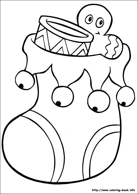 Christmas coloring picture