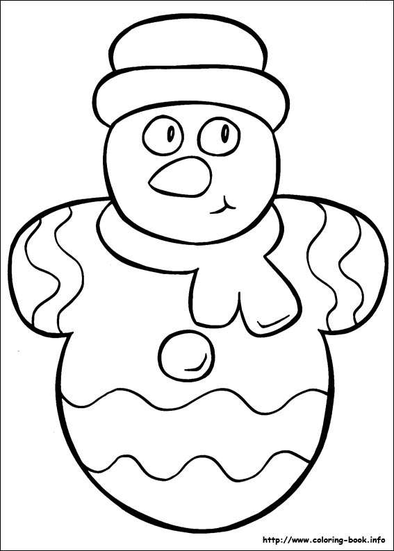 Christmas coloring picture