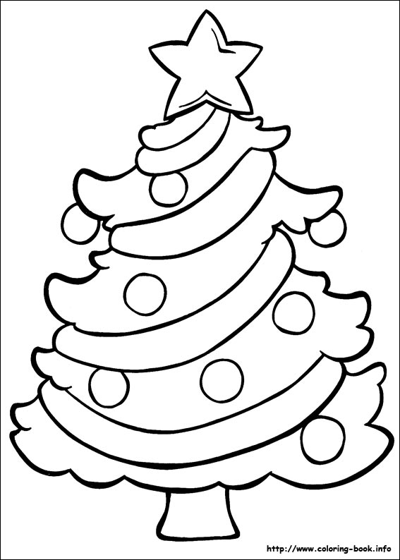 Christmas coloring picture