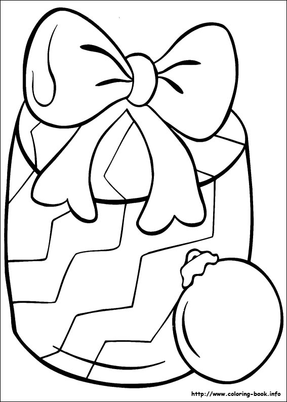 Christmas coloring picture