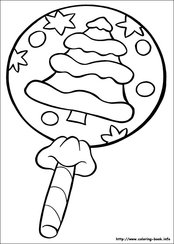 Christmas coloring picture