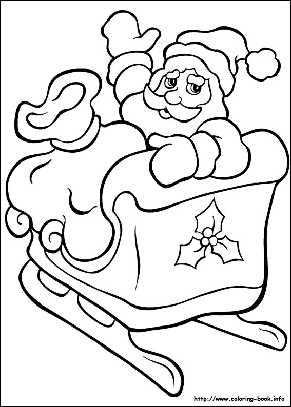 Christmas coloring picture