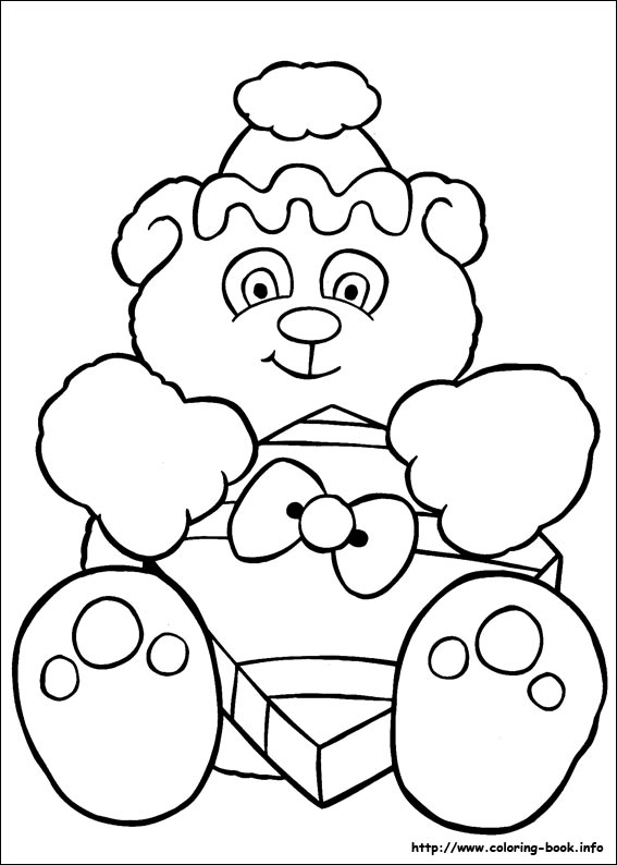 Christmas coloring picture