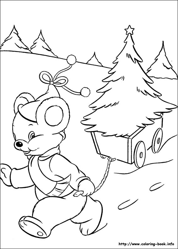 Christmas coloring picture