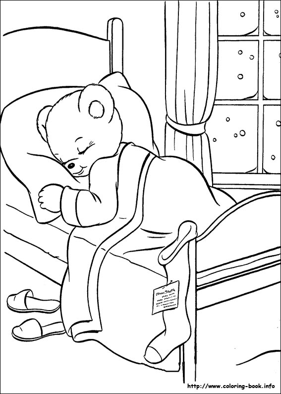 Christmas coloring picture