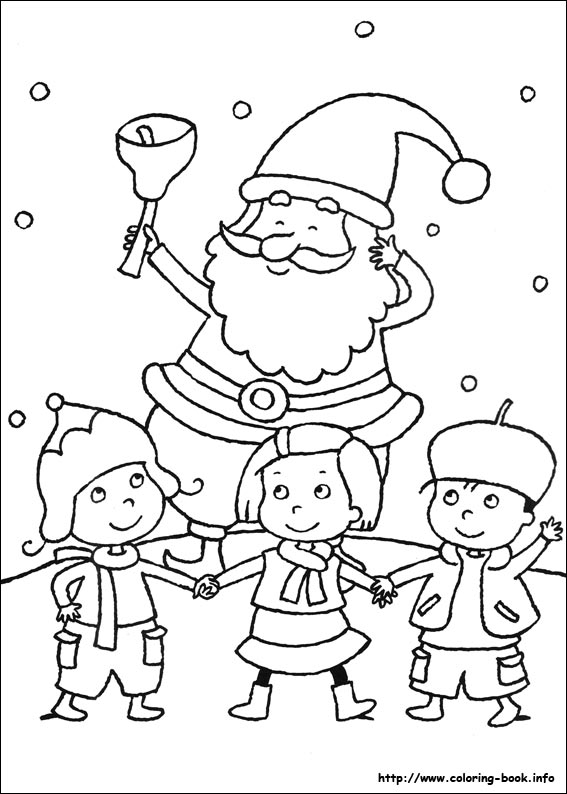 Christmas coloring picture