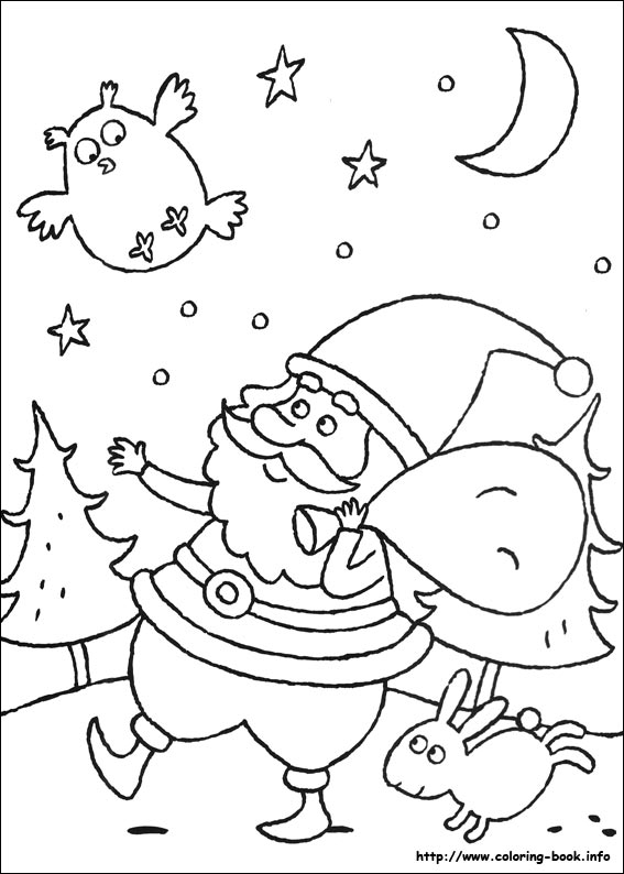 Christmas coloring picture