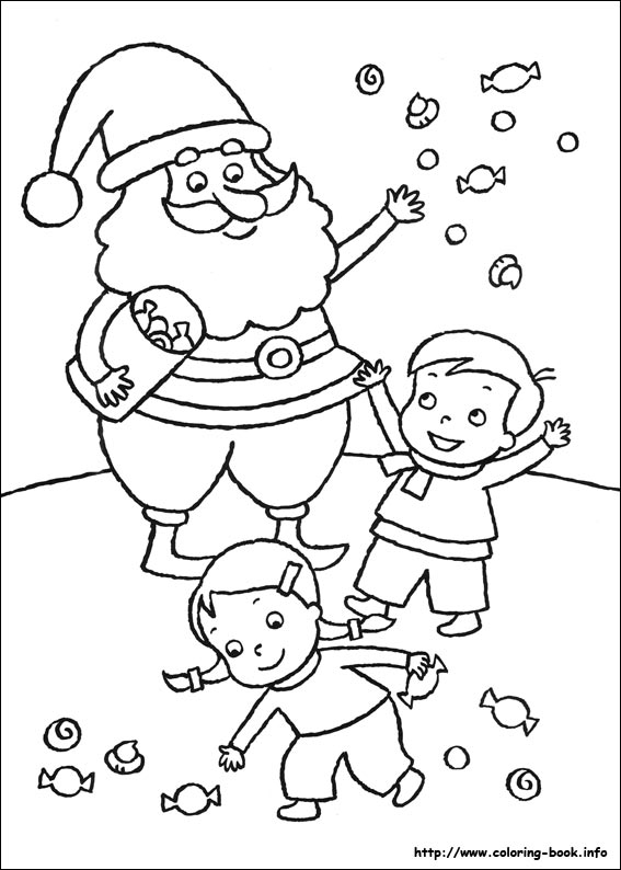 Christmas coloring picture