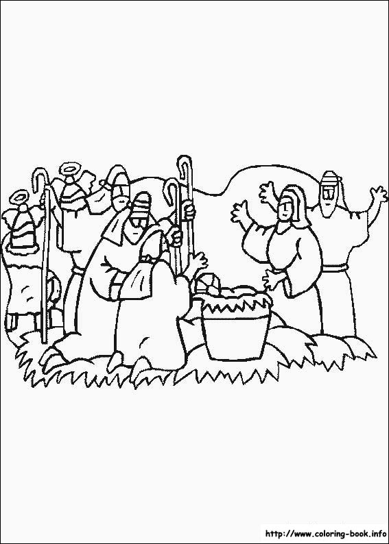 Christmas coloring picture